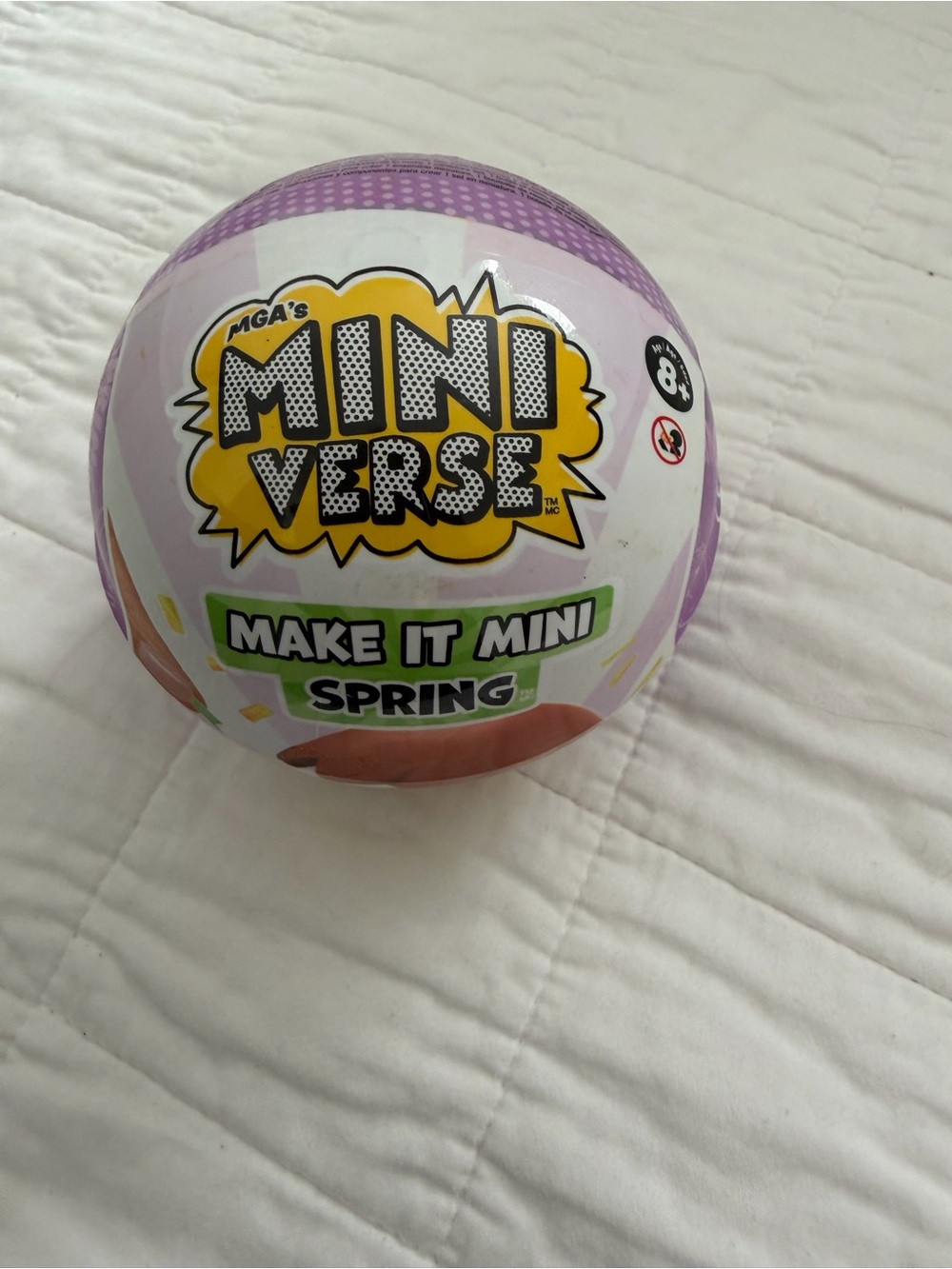 MGA Mini Verse Make It Mini Spring Surprise Ball - Purple